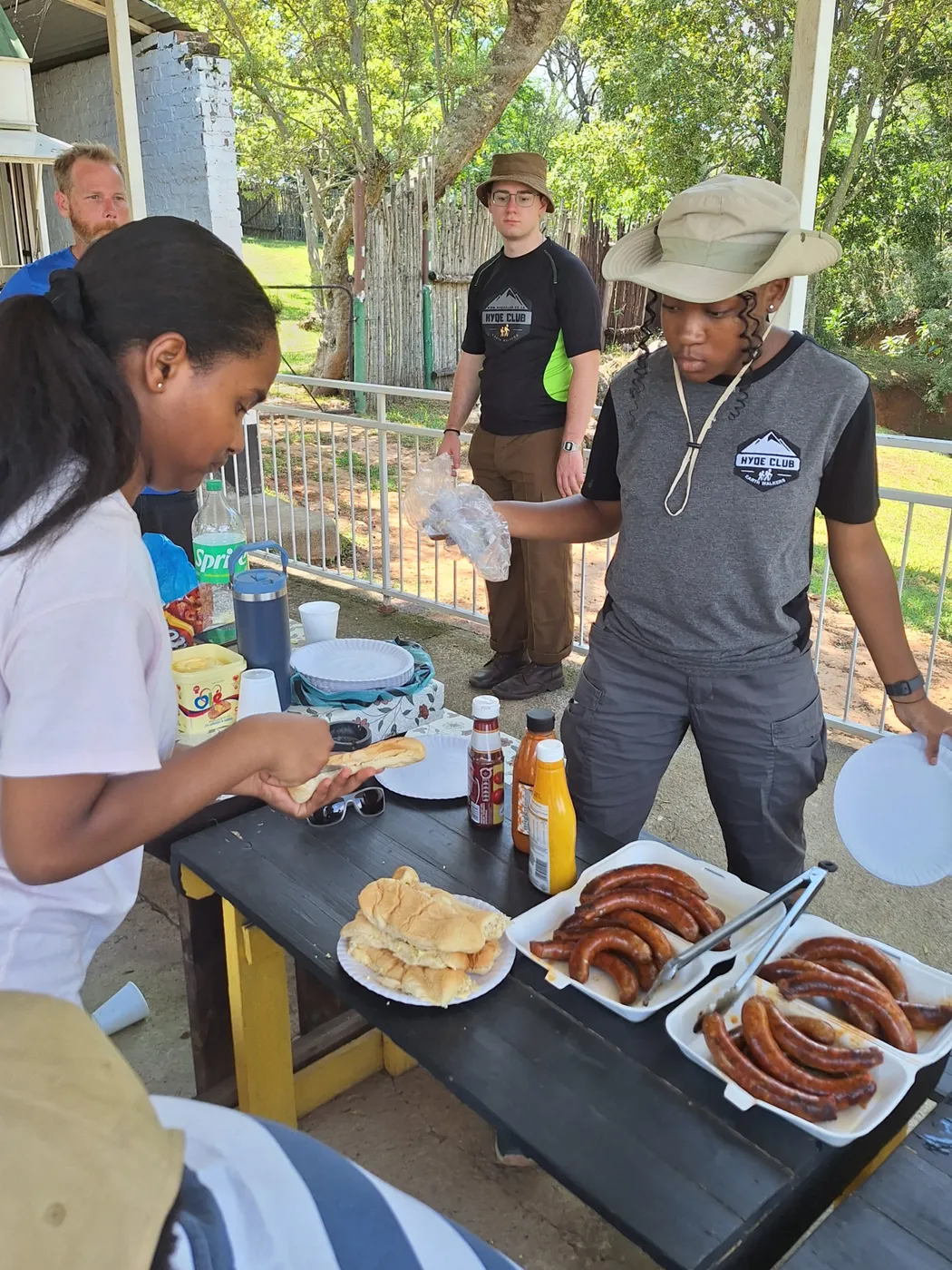 Accessible Adventure South Africa. Braai at the end of the hike.
