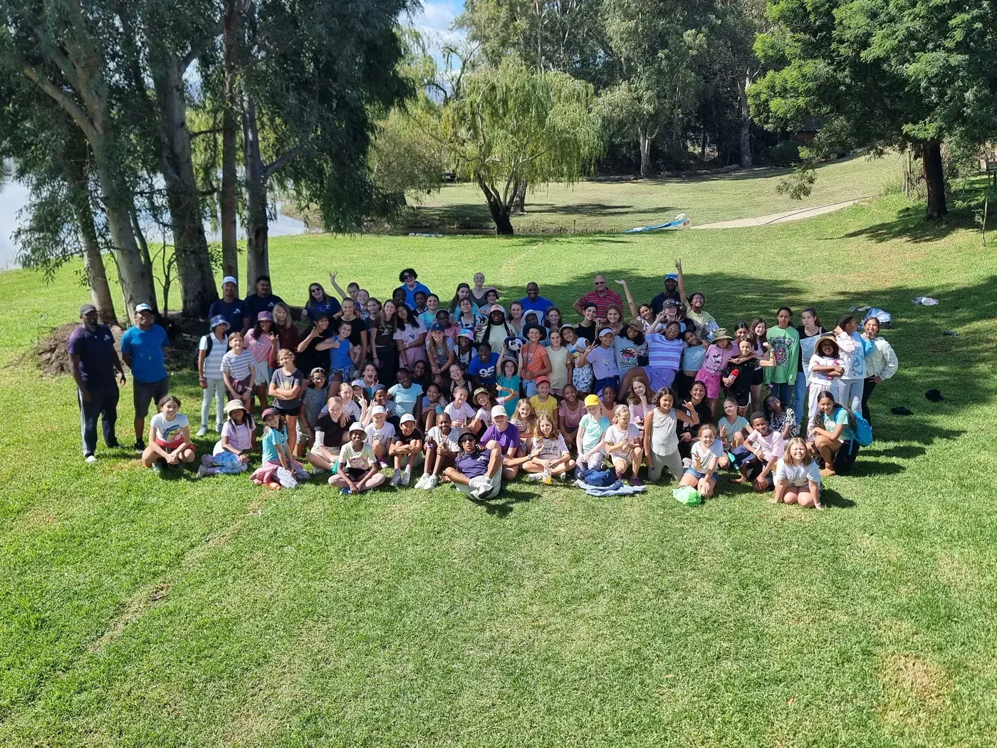 Students and staff at High Africa
