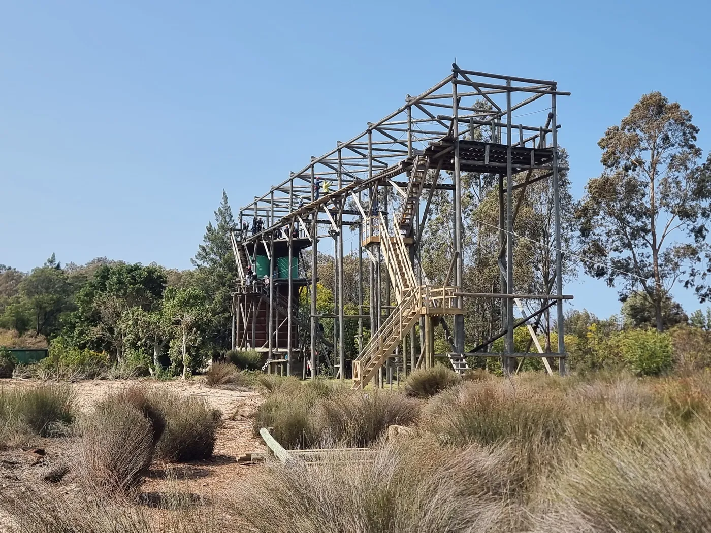 High Ropes course at High Africa Adventures